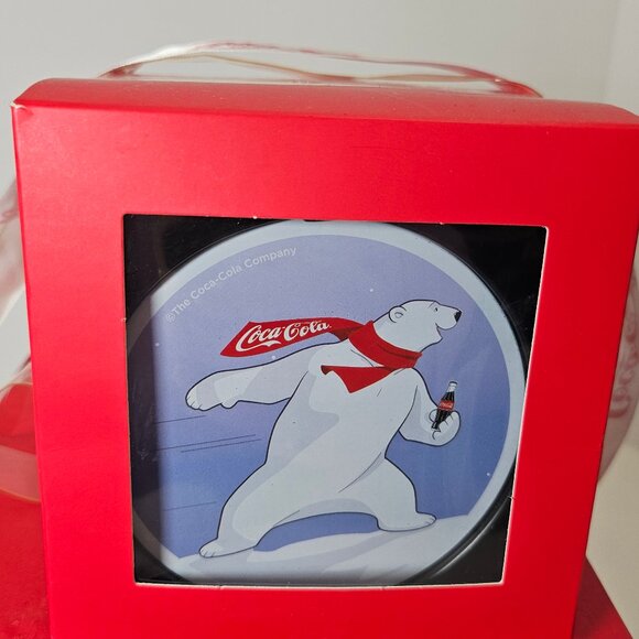 Rare Limited Edition Coca Cola Collectible Glasses And Coaster Gift Set - Picture 5 of 10